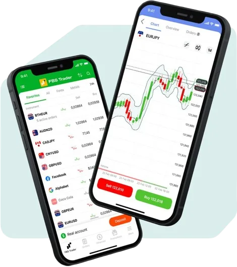 Mobile Trading App Screenshot